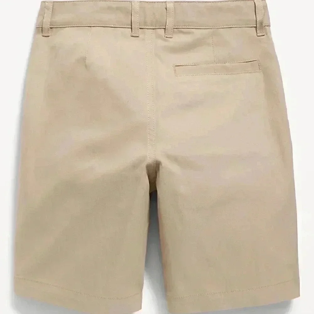 Straight Built-In Flex Tech Twill Uniform Shorts for Boys